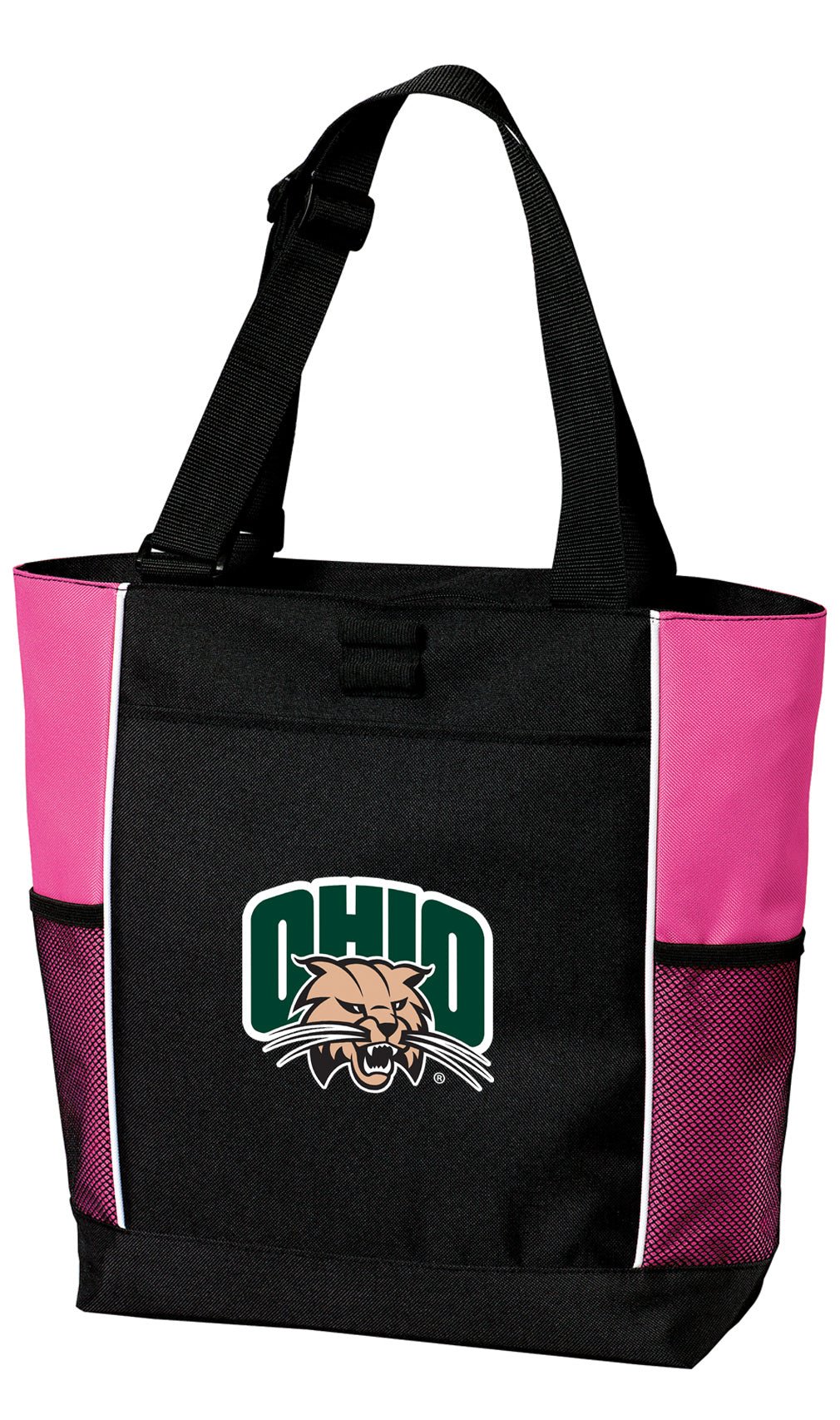 Ohio University Tote Bag Ohio Bobcats Carryall Tote Pink