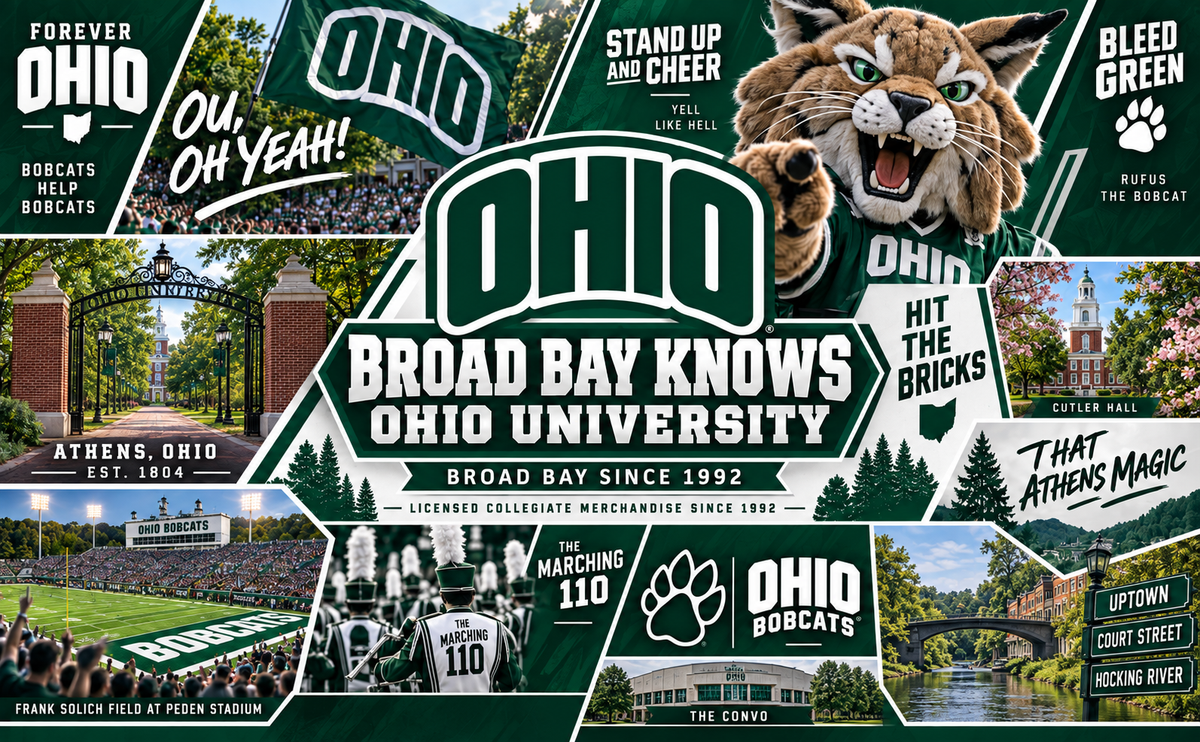 Ohio Bobcats Duffel Bag – Gym, Travel & Suitcase Dark Green