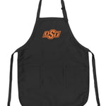 Oklahoma State Apron OSU Cowboys Apron - Stain Resistant Fabric Black