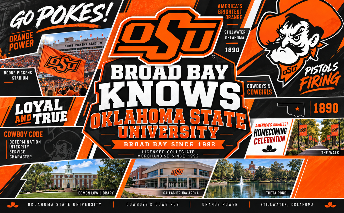 Oklahoma State Laptop Backpack – Official OSU Cowboys Bookbag