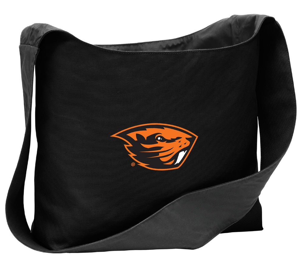 Oregon State Cross Body Bag OSU Beavers Shoulder Tote Bag - Sling Style Black