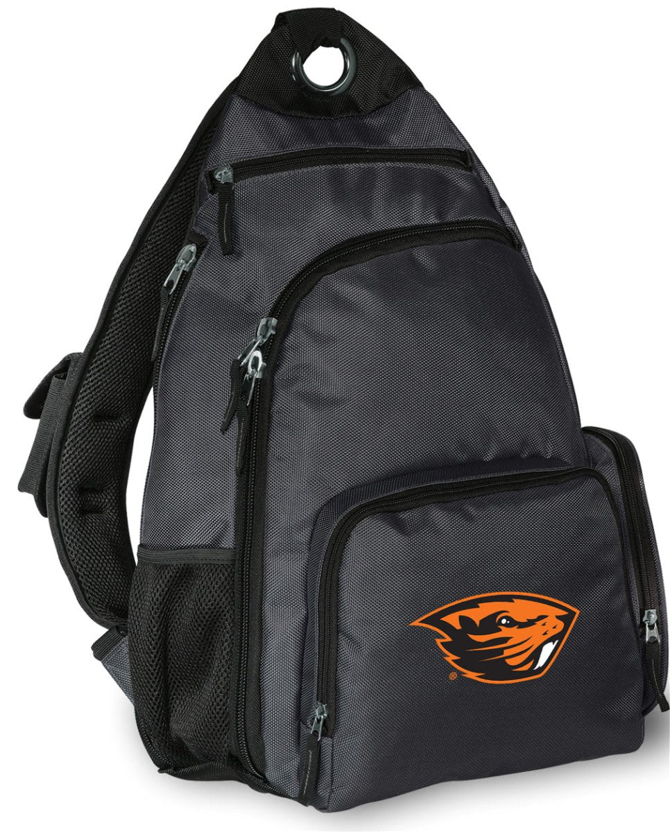 Oregon State University Sling Backpack OSU Beavers Crossbody Bag Gray