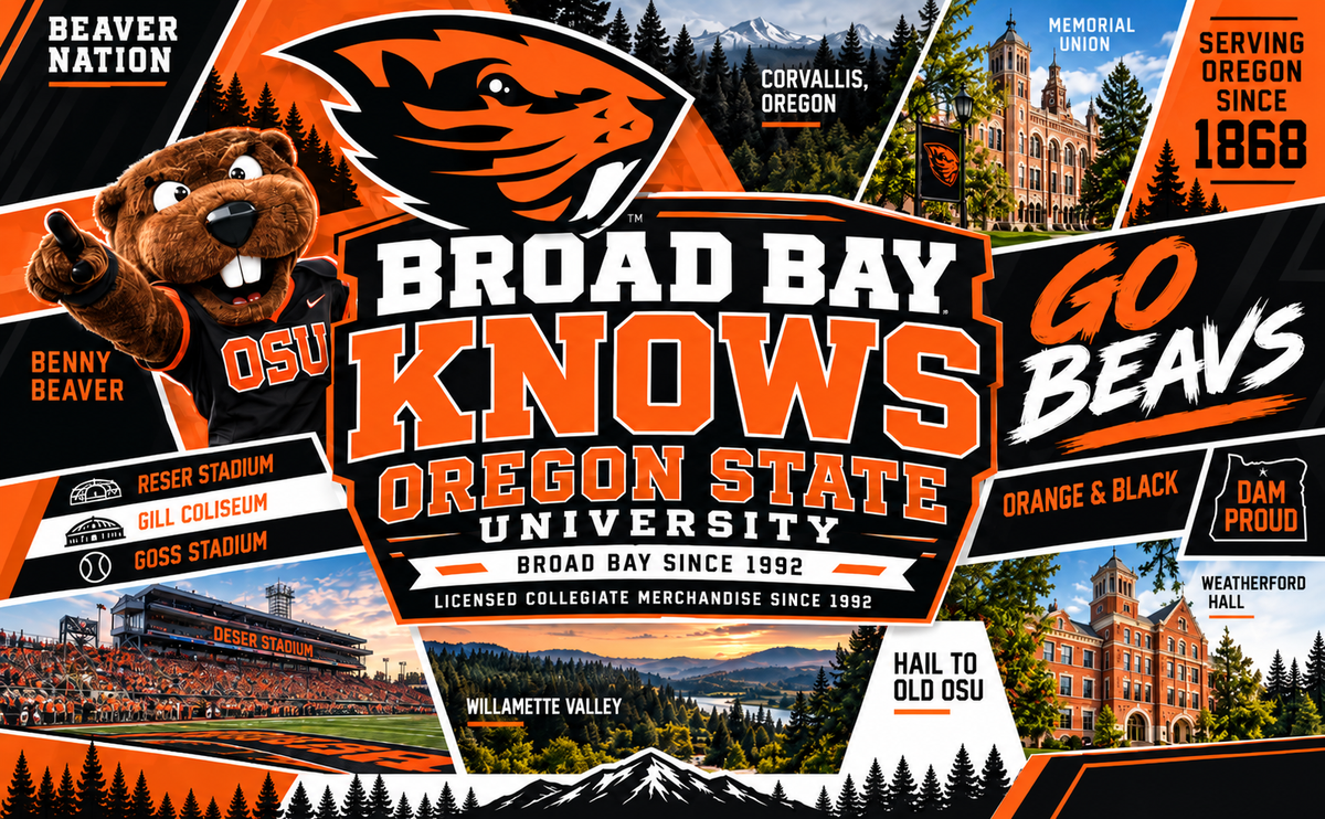 Oregon State Duffel Bag Large OSU Beavers Gym, Travel & Suitcase-Style Gear Bag Black