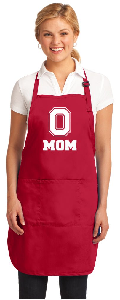 Ohio State Apron OSU Apron - Stain Resistant Fabric OSU Mom Red