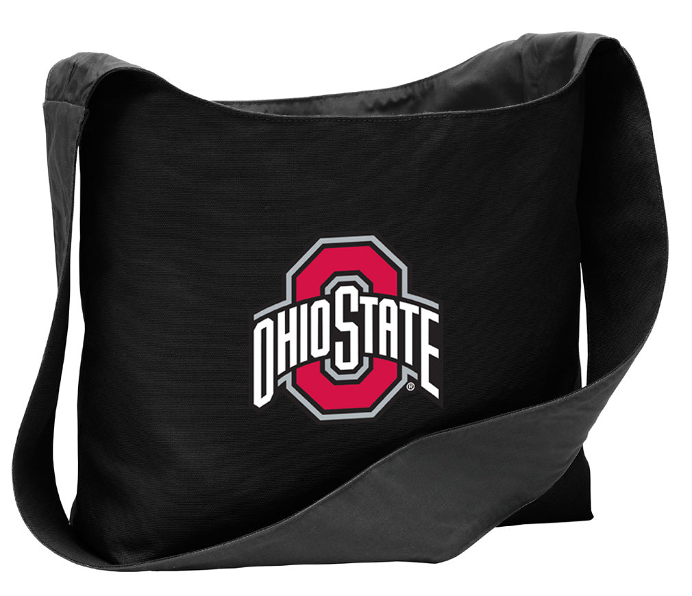 Ohio State Buckeyes Crossbody Bag – OSU Cotton Canvas Shoulder Tote & Sling Bag