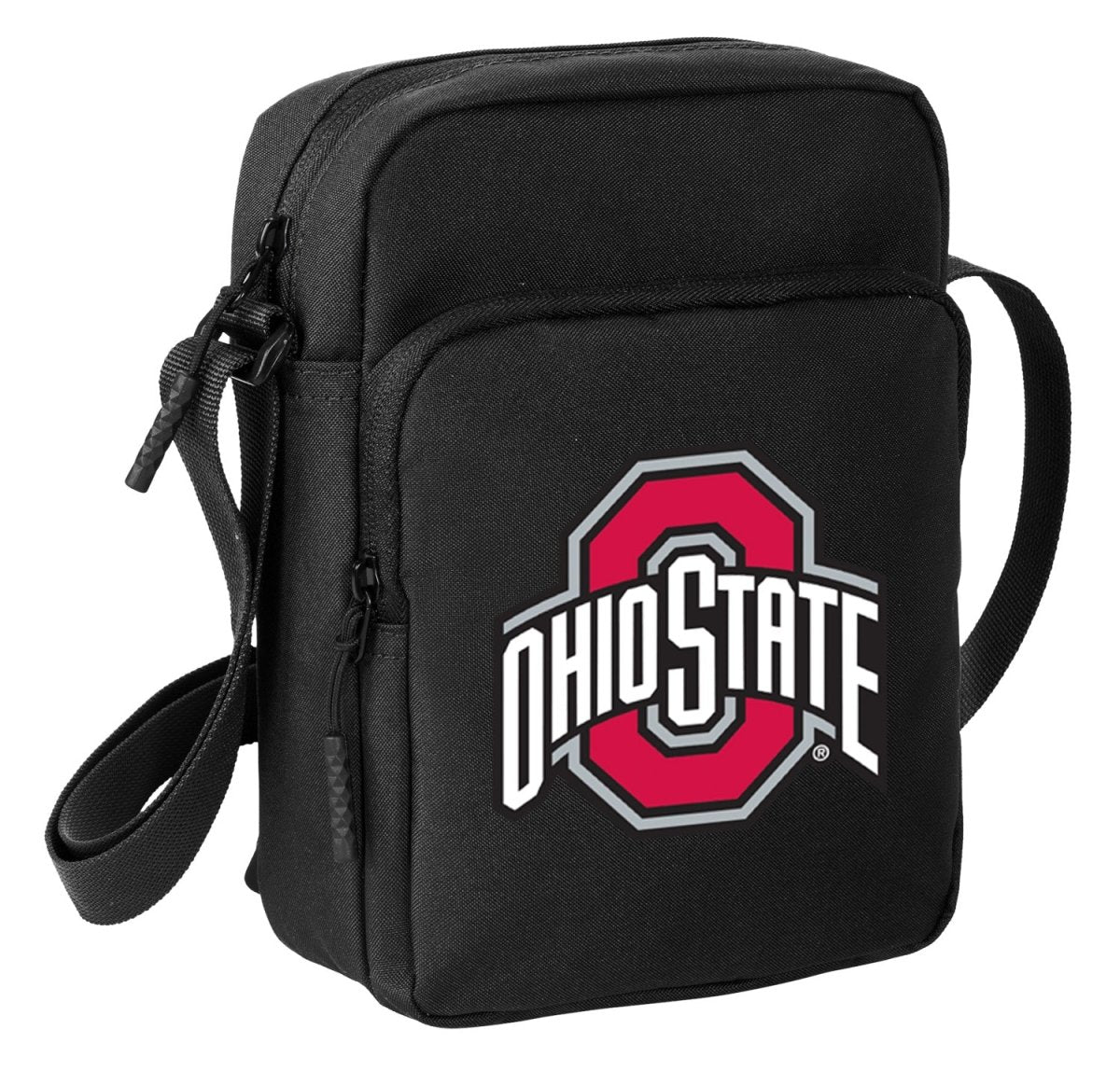 Ohio State Crossbody Bag OSU Travel Sling Pack Black