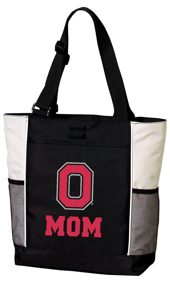 Ohio State Tote Bag OSU Carryall Tote Mom on White