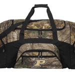 Purdue University Camo Duffel Bag Suitcase Travel Bag or Sports Gear Bag