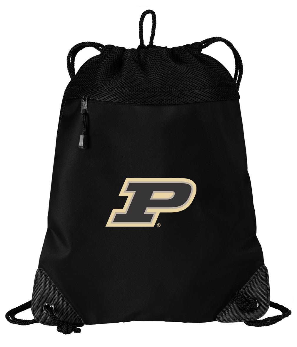Purdue University Drawstring Backpack Cinch Pack - Mesh & Microfiber