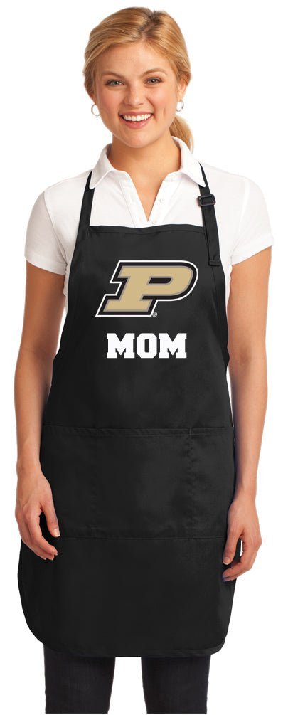 Purdue University Apron Purdue Apron - Stain Resistant Fabric Mom on Black