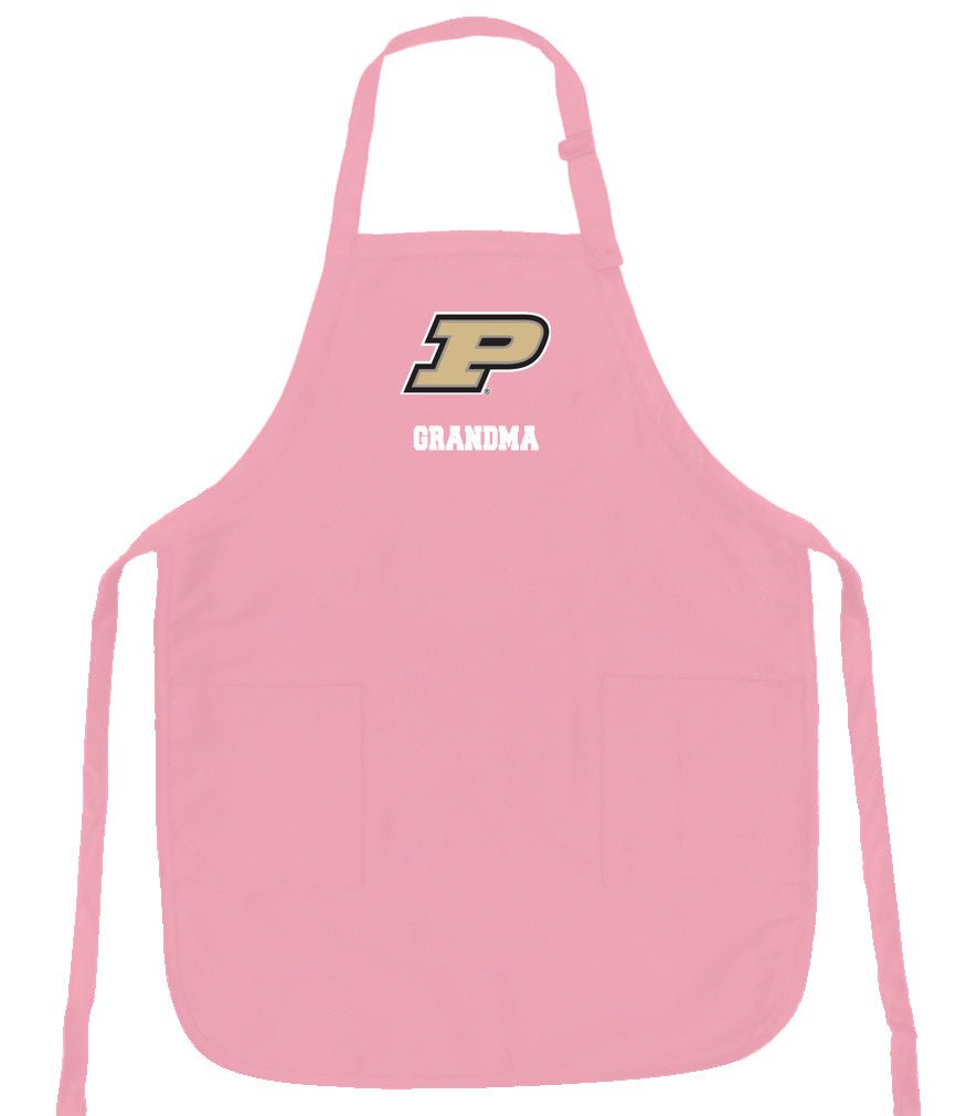 Purdue University Apron Purdue Apron - Stain Resistant Fabric Grandma on Pink