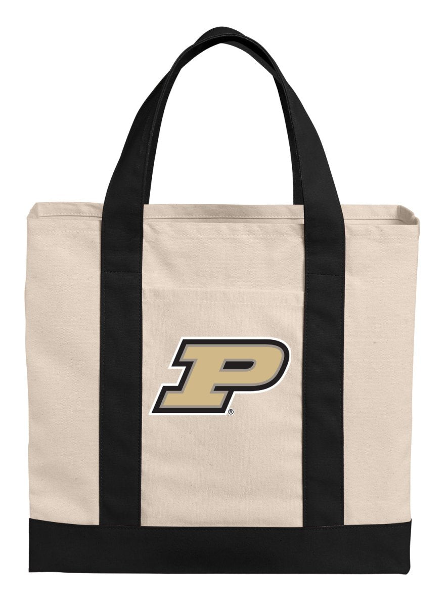 Purdue University Canvas Tote Bag Purdue Classic Tote Black