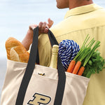 Purdue University Canvas Tote Bag Purdue Classic Tote Black
