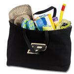 Purdue University Large Tote Bag Purdue Jumbo Tote for Beach Pool or Travel Black