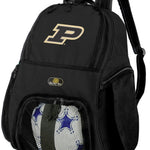 Purdue University Soccer Ball Backpack or Purdue Volleyball Sports Gear Bag