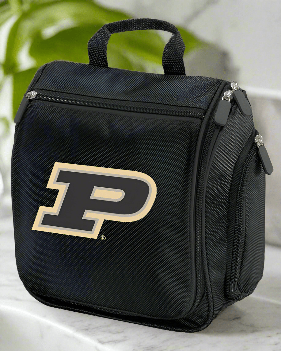 Purdue University Toiletry Bag or Mens Purdue Travel Shaving Kit Black