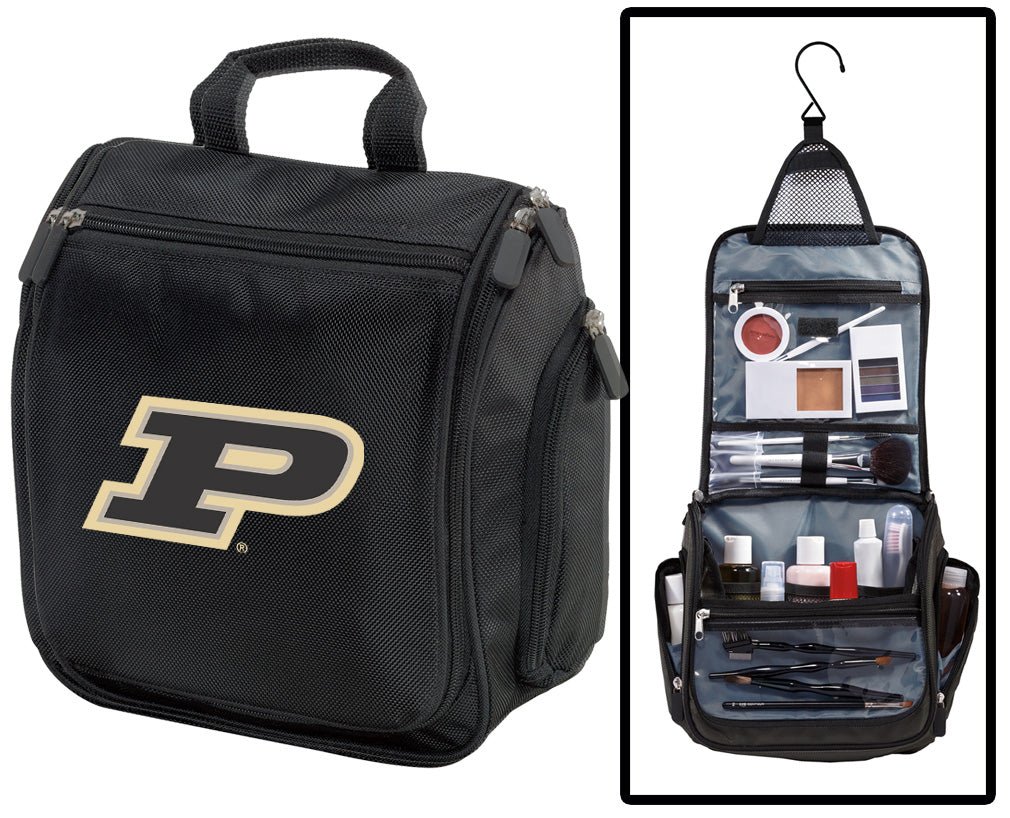 Purdue University Toiletry Bag or Mens Purdue Travel Shaving Kit Black