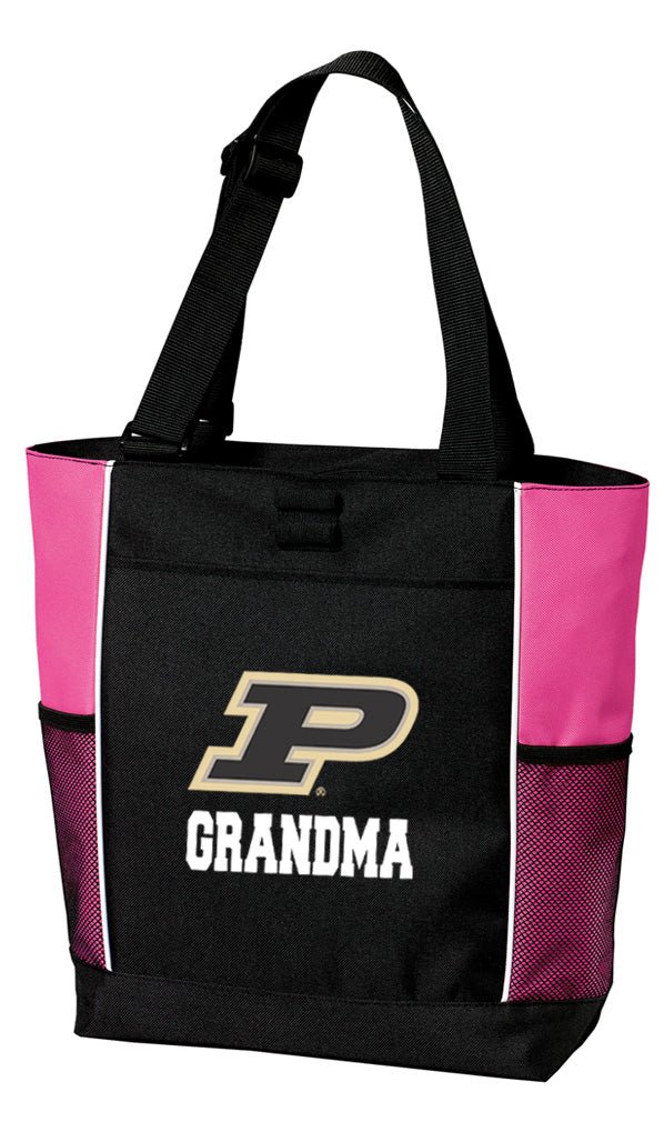 Purdue University Tote Bag Purdue Carryall Tote Grandma on Pink