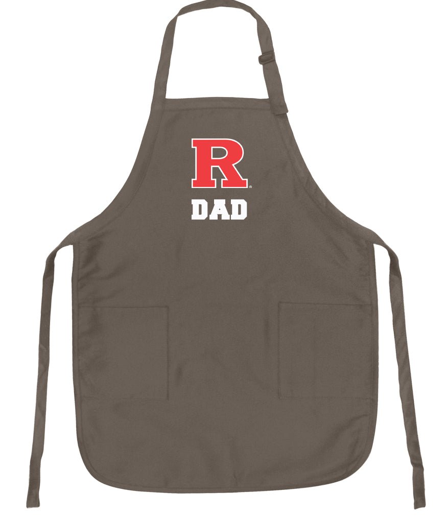 Rutgers Apron RU Apron - Stain Resistant Fabric Dad on Khaki