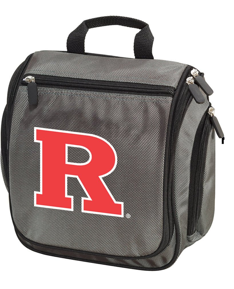 Rutgers University Toiletry Bag – Hanging Travel Organizer Gray