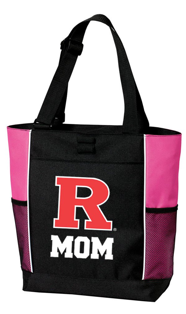 Rutgers Tote Bag RU Carryall Tote Mom on Pink