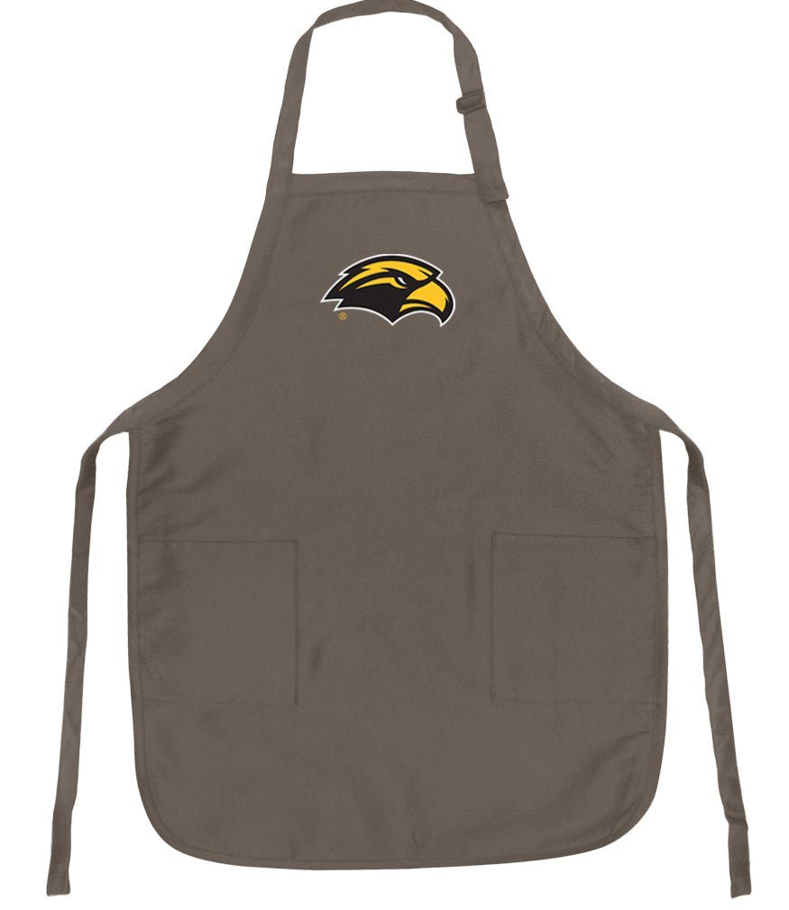 Southern Miss Apron USM Apron - Stain Resistant Fabric Khaki
