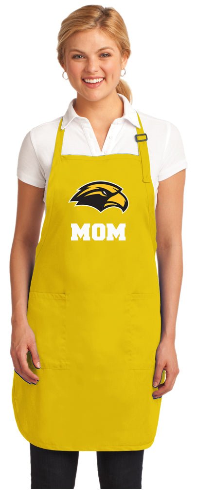 Southern Miss Apron USM Apron - Stain Resistant Fabric Mom on Yellow