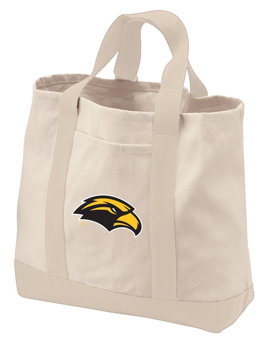 Southern Miss Canvas Tote Bag USM Classic Tote Tan
