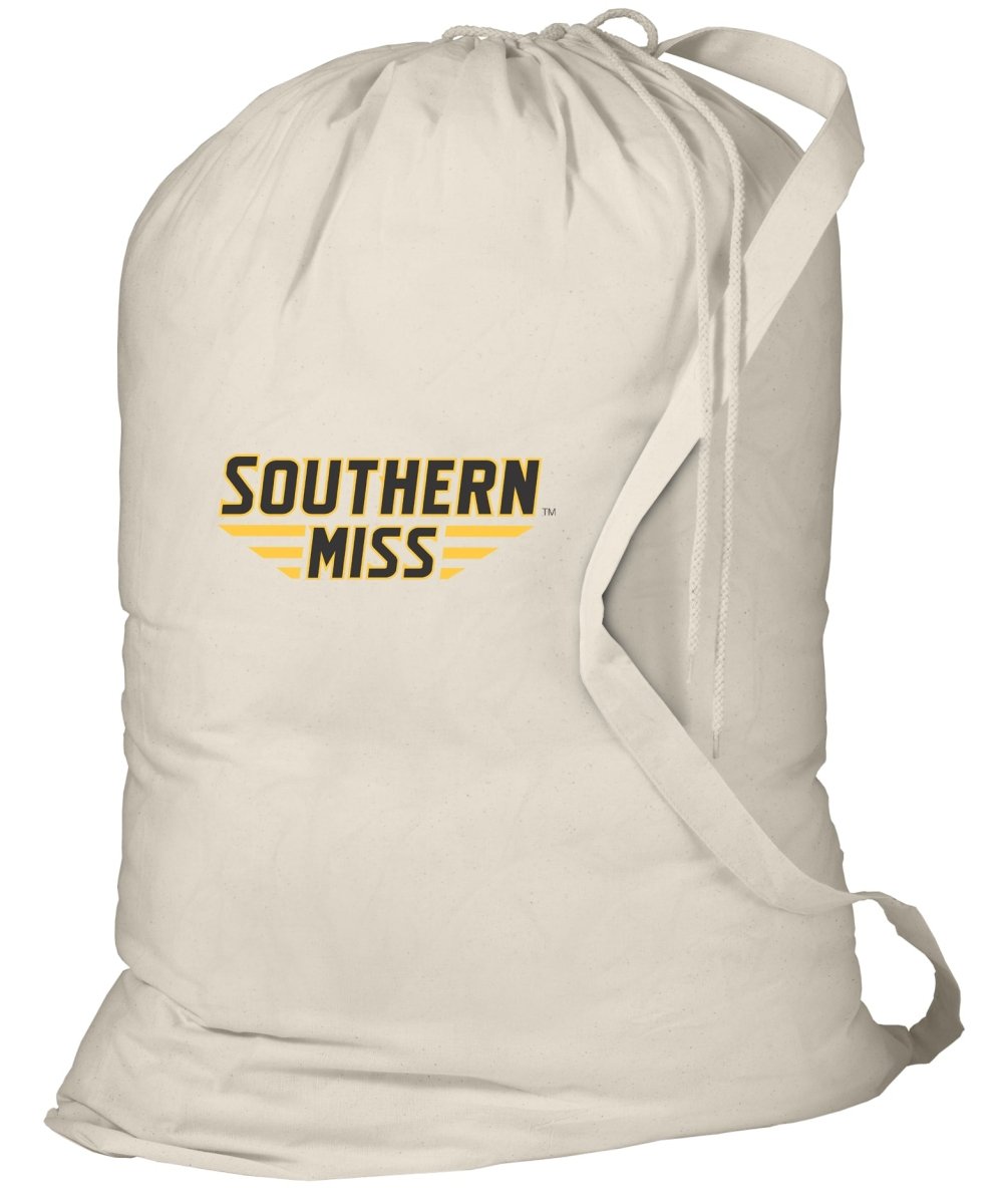 Southern Miss Laundry Bag Tan