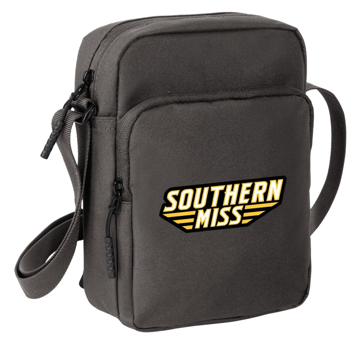 Southern Miss Crossbody Bag USM Golden Eagles Travel Sling Pack Gray USM Logo
