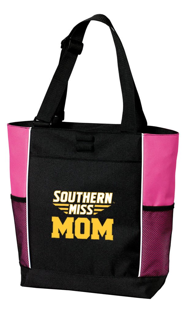 Southern Miss Tote Bag USM Golden Eagles Carryall Tote Mom on Pink