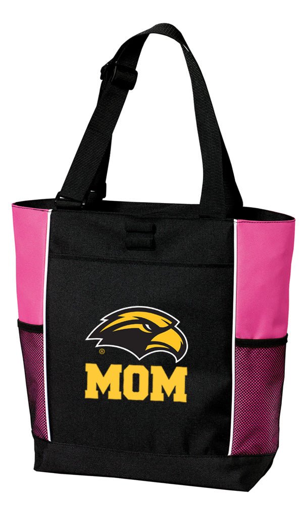Southern Miss Tote Bag USM Carryall Tote Mom on Pink