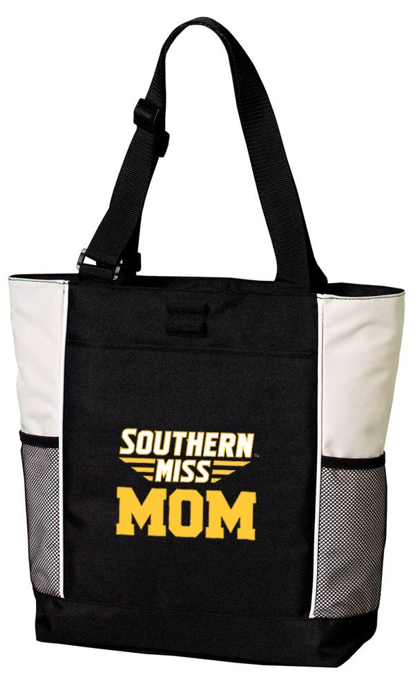 Southern Miss Tote Bag USM Golden Eagles Carryall Tote Mom on White
