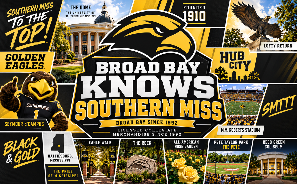 Southern Miss Laptop Backpack Black