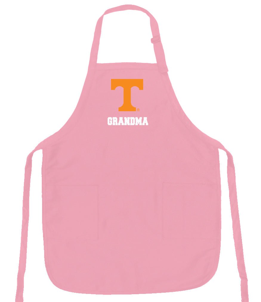 University of Tennessee Apron Official UT Vols Aprons - Stain Resistant Fabric Grandma on Pink