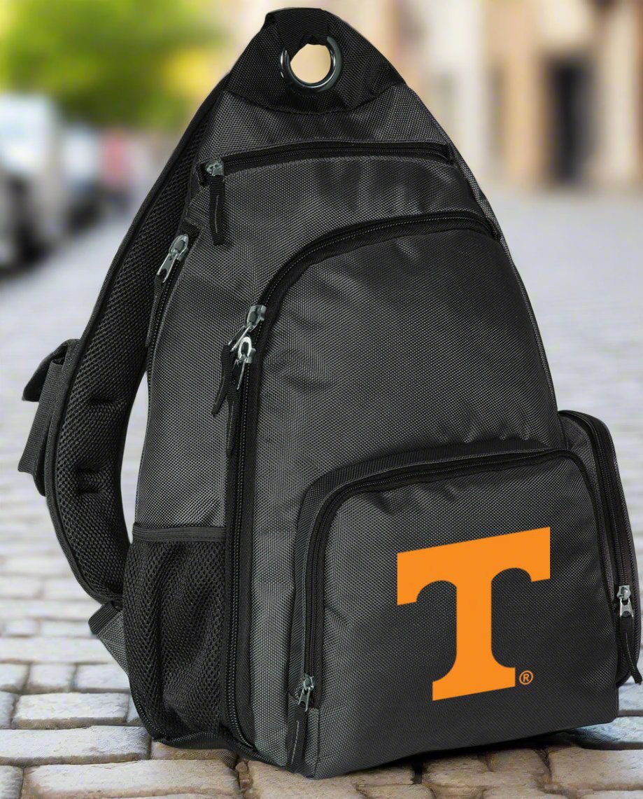 University of Tennessee Sling Backpack UT Vols Crossbody Bag Gray
