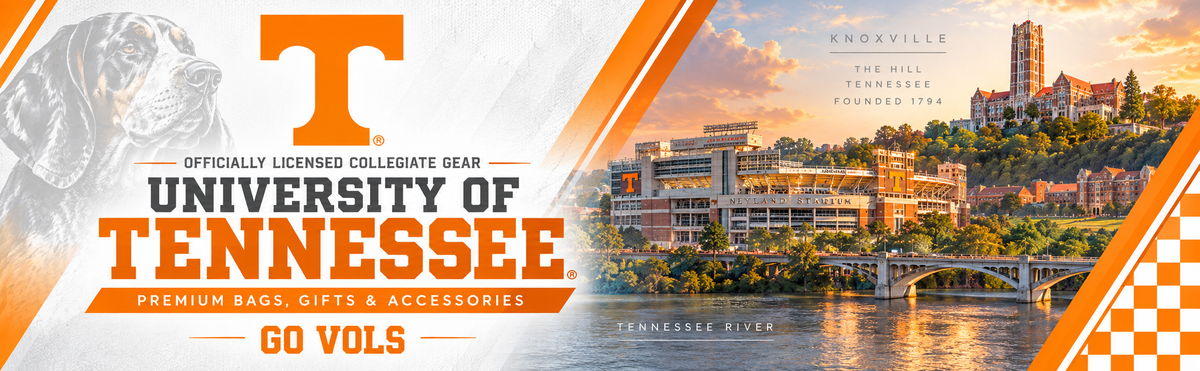 Tennessee Volunteers Laptop Backpack Black and Gray