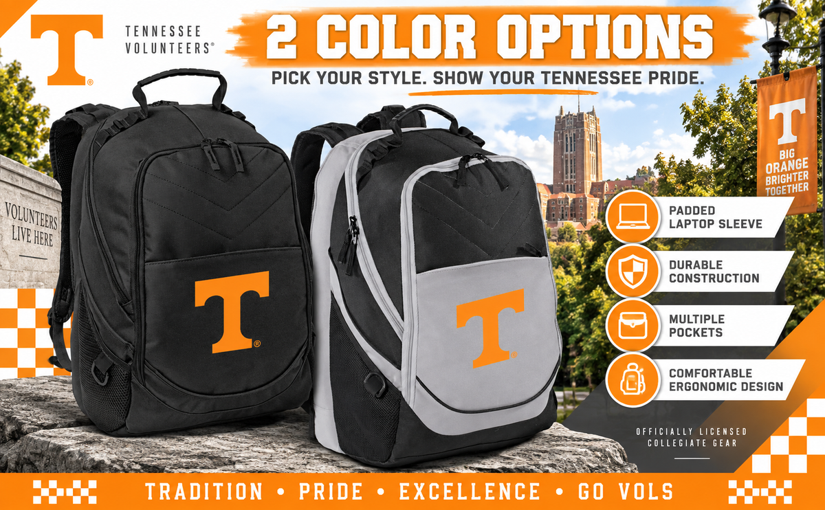 Tennessee Volunteers Laptop Backpack Black