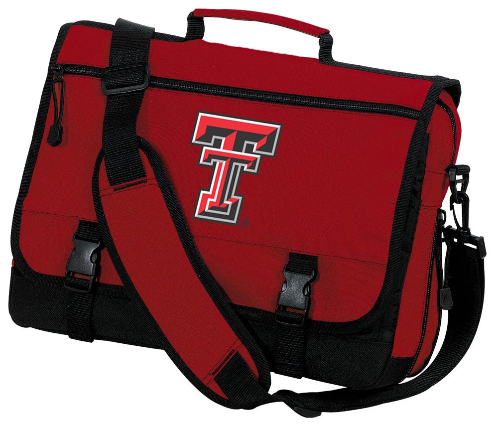 Texas Tech Laptop Computer Bag Messenger Briefcase Red