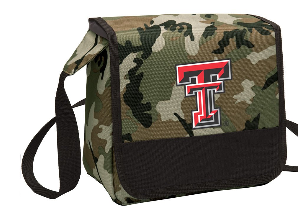 Texas Tech Lunch Bag TTU Cooler or Lunchbox Camo