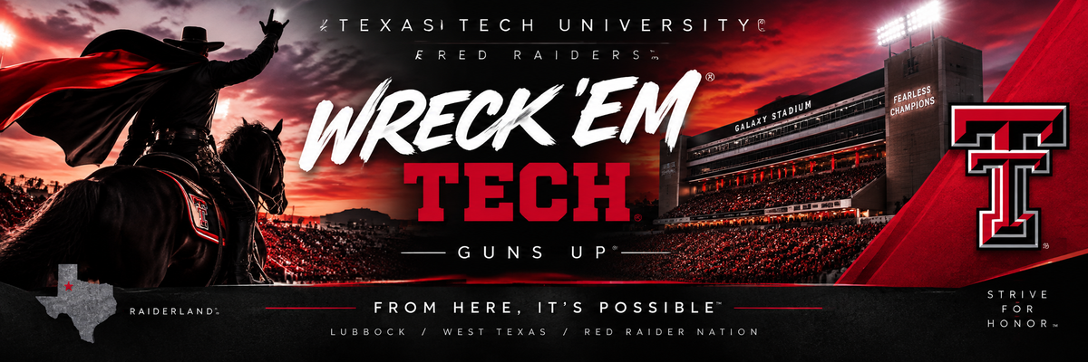 Texas Tech Red Raiders Laptop Backpack Red