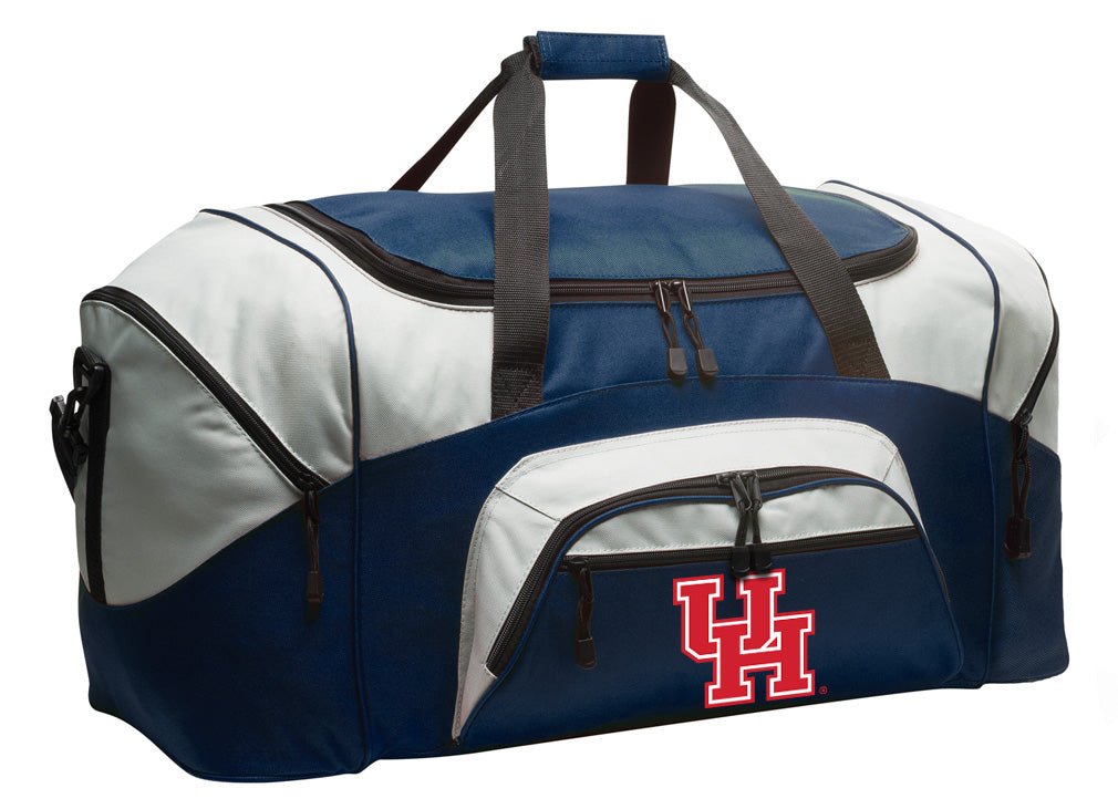 University of Houston Duffel Bag – UH Cougars Gym, Travel & Suitcase-Style Gear Bag Navy