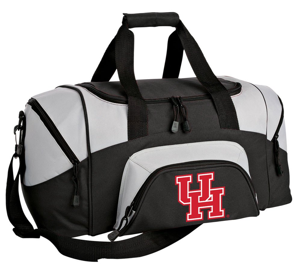 University of Houston Small Duffel Bag UH Carryon Suitcase or Gym Bag Black