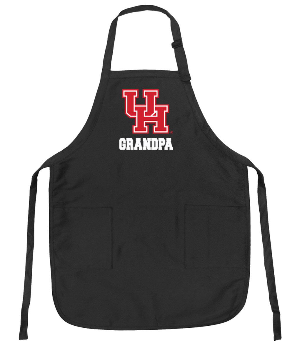 University of Houston Apron - Stain Resistant Fabric Grandpa on Black