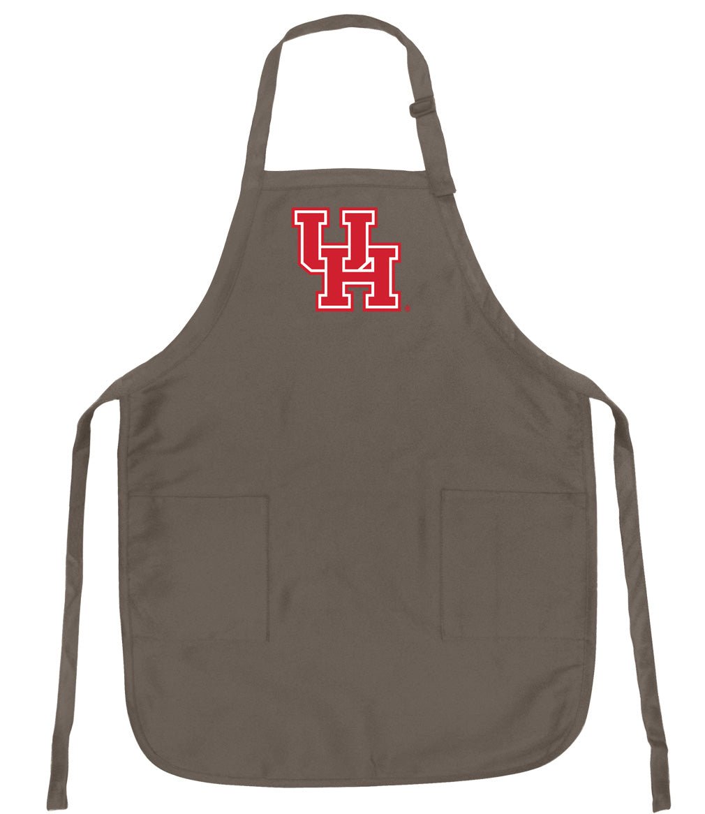 University of Houston Apron - Stain Resistant Fabric Khaki
