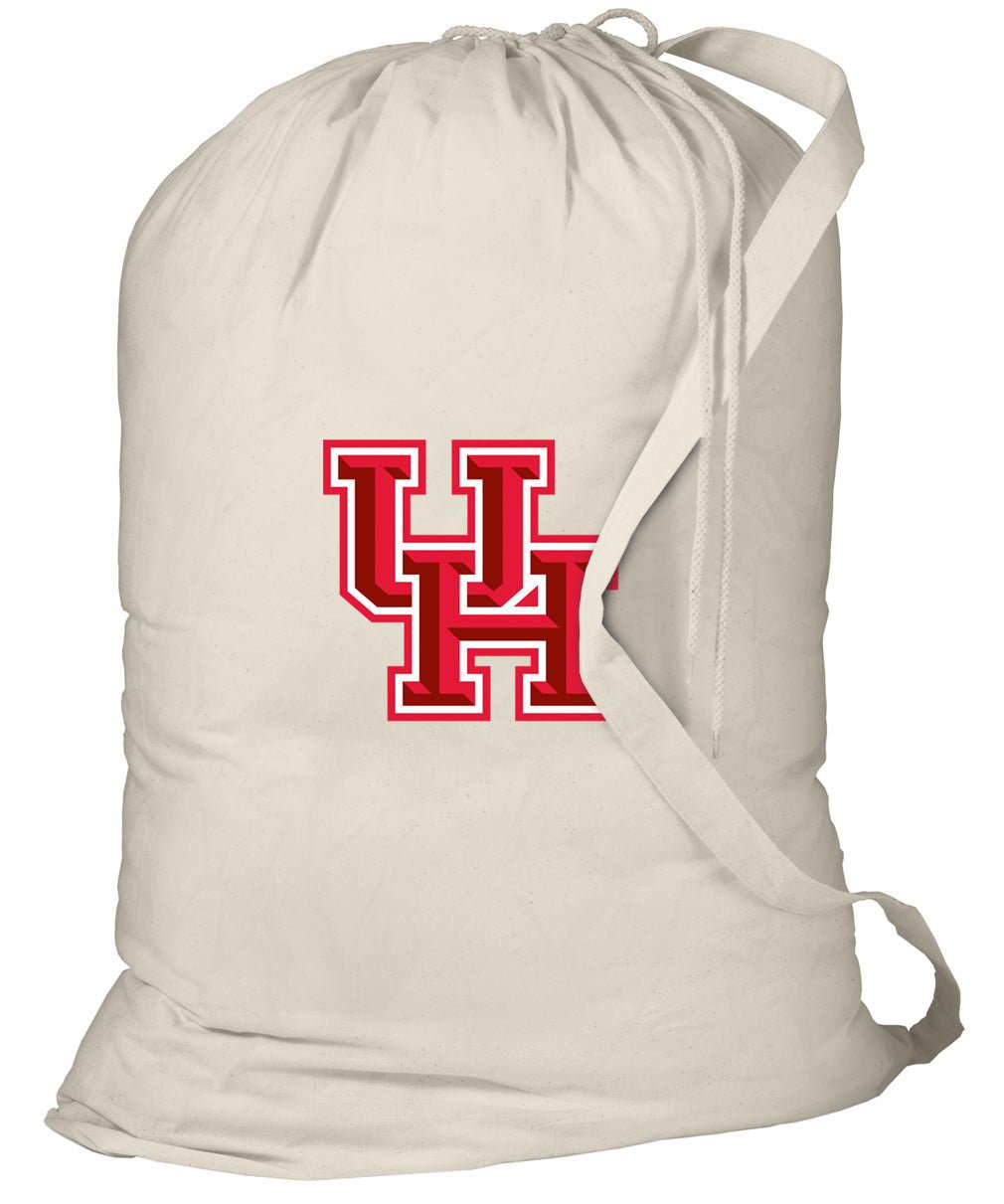 University of Houston Laundry Bag Clothes Bag Tan