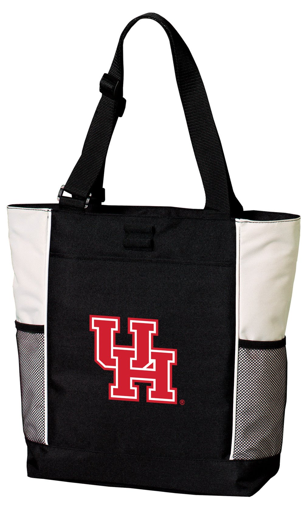 University of Houston Tote Bag Carryall Zippered Tote White