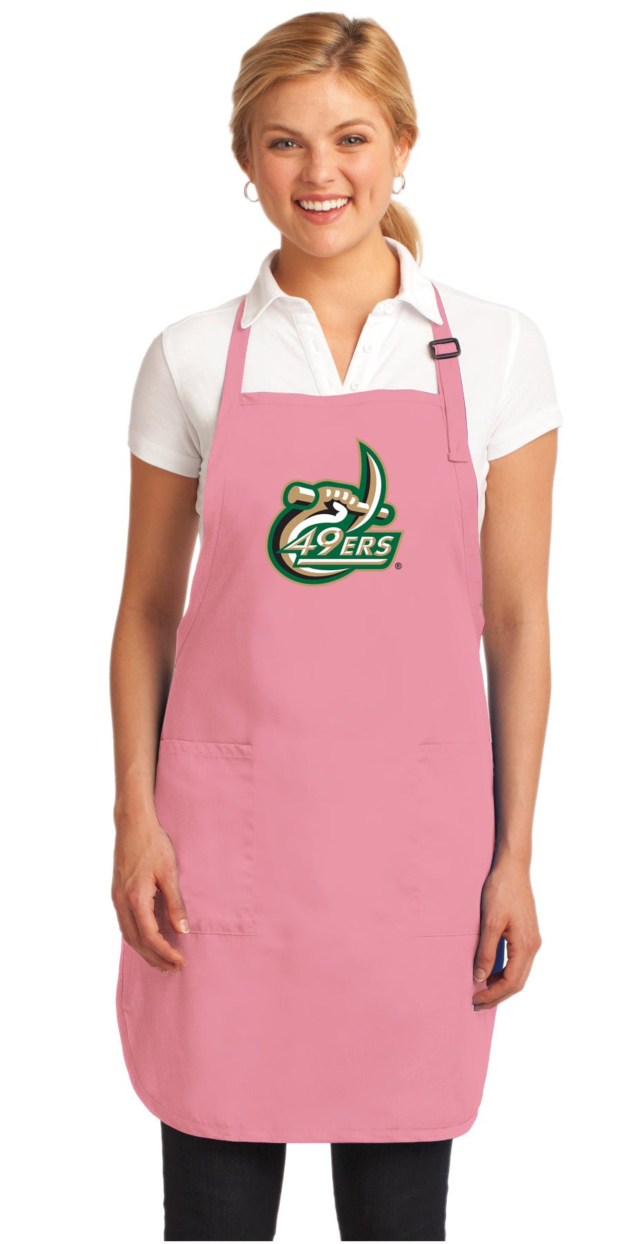 UNC Charlotte Apron Charlotte 49ers Apron - Stain Resistant Fabric Pink