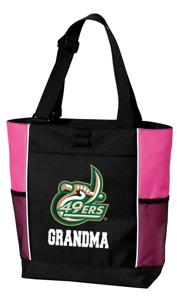 UNC Charlotte Tote Bag Charlotte 49ers Carryall Tote Grandma on Pink