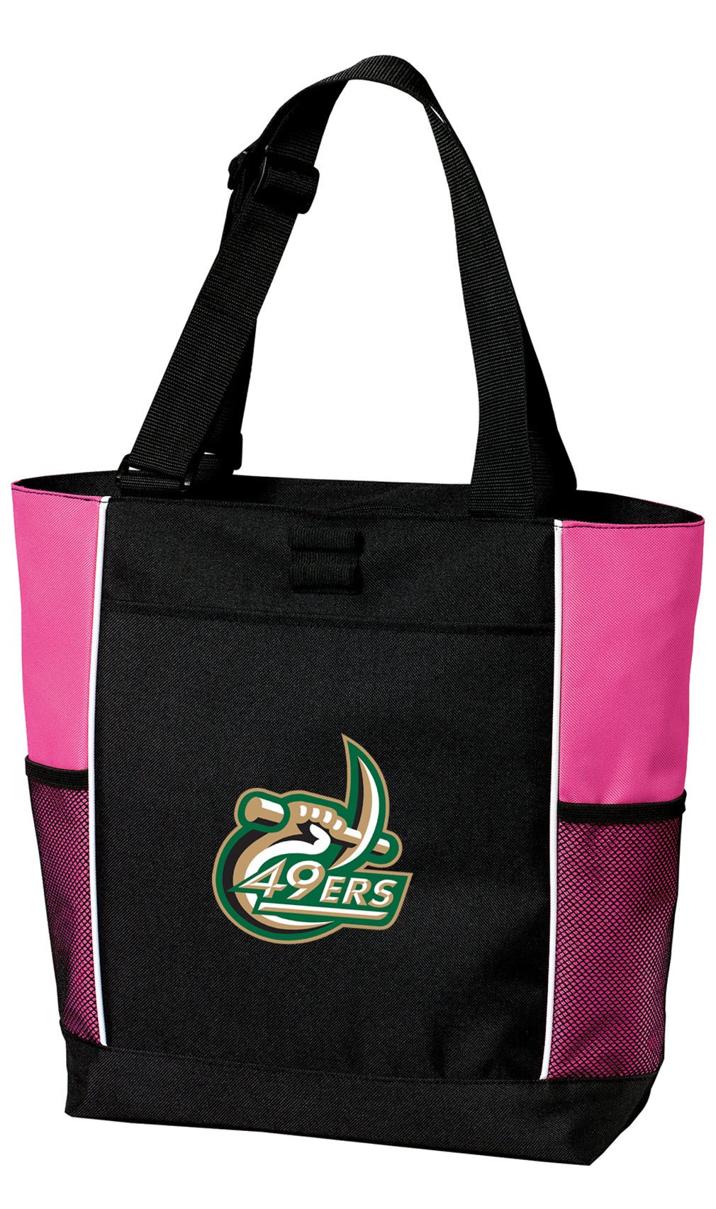 UNC Charlotte Tote Bag Charlotte 49ers Carryall Tote Pink